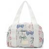 Nanxson 6L Riutilizzabile Borsa Contenitore portatile per uomini adulti donne piccola scatola termica per il pranzo per viaggi ufficio e studenti (6L,Fiocco Beige)