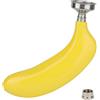 Joyzan Fiaschetta con Imbuto, Fiaschette da 5oz in Acciaio Inox a Prova di Perdite Forma Banana Liquori Bottiglia Whisky Tascabile Portatile Alcool Rum Vodka Bevanda Wineset per Viaggiare Caccia Campe