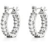 AB-GLOBAL Srl MYLOVLY GIOIELLI MUST HAVE ORECCHINO CERCHIO BAGUETTE ARGENTO