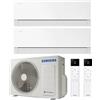 Samsung CONDIZIONATORE SAMSUNG WINDFREE PREMIERE PLUS ESSENTIAL WHITE DUAL SPLIT 9000+9000 BTU INVERTER R32 AJ040 A+++ WIFI