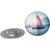 Gadget personalizzate. Magnete da abito rotondo personalizzato doming Ø 22 mm - personalizzate o neutre