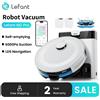 Lefant Robot aspirapolvere Lefant M2 Pro con scopa, autosvuotamento, 6000 Pa, navigazione laser DTOF, evitamento ostacoli PSD, controllo Wi-Fi/Alexa
