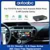 AUTOABC Wireless Carplay Android Auto Per TOYOTA Auris Yaris Avensis RAV4 Prius C-HR Corolla Camry Decoder Box, Airplay Mirror Cast,