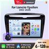 Junsun Autoradio Android Auto Junsun per Lancia Ypsilon 2012-2020, Sistema Multimediale Intelligente con Apple CarPlay Wireless, Schermo Touch IPS, Lettore Video Stereo 2 Din, Navigazione GPS, BT, 4G, WIFI,