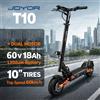 JOYOR Monopattini elettrici JOYOR T10 per adulti, 2000W, doppio motore, 60V18Ah, per il trasporto urbano, pneumatici fuoristrada da 10 pollici, freno idraulico, sblocco con NFC