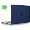 UESWILL Custodia rigida opaca per MacBook Pro 13 anni 2020, 2019, 2018, 2017, 2016, A2338, M1, A2289, A2251, A2159, A1989, con barra touch USB-C, blu navy