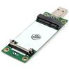 LeHang Adattatore USB per Scheda Mini PCIe Mini PCIe, convertitore di Tester per modulo Mini PCI Express WWAN/LTE / 4G, Supporto Scheda di Rete WAN Wireless da 30 mm 50mm