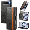 MOJIA Cover per ZTE Nubia Air, PU Custodia Antiurto Resistente ai Graffi, Custodia Flip Portafoglio per Telefono con Supporto e Slot per Schede. Nero