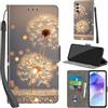 PHINIENLAND Cover per Samsung Galaxy A55 5G PU Pelle Custodia Flip Dente di leone