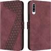 OKZone Cover per Samsung Galaxy A50/A50S/A30S, Custodia in Pelle Samsung A50/A50S/A30S, Cover a Libro Galaxy A50/A50S/A30S Magnetica Portafoglio Folio PU Pelle Flip Caso con Wallet Case Cover (Rosso)