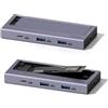 Hagibis Hub USB C con alloggiamento SSD M.2, custodia magnetica facile da smontare per disco rigido esterno con USB 3.1 da 10 Gbps, per MacBook Pro, iPhone15 Pro Max, Mac Mini, laptop, PC
