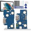 YHX-OU Presa di ricarica per Samsung Galaxy Tab A8 10.5 SM-X200 Dock Connector Port Charger Port Charger Port Microfono Audio Jack Flex Cavo + Strumento di installazione