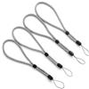 trage.band® Cinturino da polso regolabile corto, bianco e nero