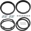 Aerzetix - Kit di 2 adattatori/supporti per altoparlanti Ø165mm | porte anteriori | compatibile con Mercedes Sprinter Viano Vito VW Crafter