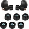 Seminer 3 Paia di Cuffie In-Ear di Ricambio Compatibili con Sony WF-1000XM4, Tappi per Orecchie Imbottiti In-Ear Earphones (L, Nero)