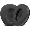SOULWIT Cuscinetti Auricolari Ricambio per Sony MDR-CD350/CD450/CD550/V600/V900/V900HD/Z600/Z900/7509/7509HD Cuffie, Padiglioni Cuffie con Morbida Pelle Proteica e Schiuma di Memoria ad Alta Densità