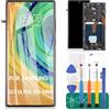SRJTEK Incell - Schermo LCD di ricambio per Samsung Galaxy S22 Ultra 5G per Samsung S22 Ultra LCD Display SM-S908B Touch Digitizer Assembly Kit di riparazione con telaio (nero, nessuna funzione di impronte