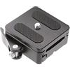 Hersmay P50 Morsetto QR a sgancio rapido adattatore piastra universale compatibile Arca-Swiss Standard per treppiede testa a sfera