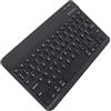 Bewinner AZERTY - Tastiera Bluetooth senza fili francese, 25,4 cm, sottile, portatile, impermeabile e antipolvere, interruttore a forbice, design moderno nero per telefono, tablet, laptop, PC