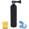 REY Bobber per selfie stick galleggiante per GOPRO, boa universale per fotocamere sportive, giallo - nero