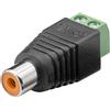 Connettore Terminal Block 2 Poli a Connettore RCA F [E10504]