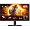 Aoc Monitor Led 23.8'' Aoc 24G4ZRE Full HD 1920x1080 1ms classe E Nero Rosso [24G4ZRE]