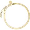 Rosefield Bracciale Serpente In Acciaio Inossidabile Placcato Oro Giallo 14K