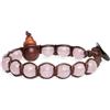 VLNET® | Bracciale Tamashii Mani Stones | pietre naturali incise con polvere d'Argento | giada rosa