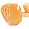 Lilly Skin Dischetti Struccanti Lavabili e Riutilizzabili Lilly Skin - Spugnette Morbide, Detergenti ed Esfolianti - Confezione da 7 Pads - Pesca reale