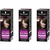 Schwarzkopf 3 confezioni di Schwarzkopf 7 giorni per ritocco delle radici, colore castano medio per un trattamento rapido e semplice delle radici, 60 ml (confezione da 3)