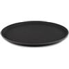 Grunwerg Vassoio Rotondo Antiscivolo in plastica Super gommata, Diametro 40 cm, Nero
