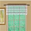 Today's Curtain Medallion Macramé Mantovana sartoriale 40,6 cm, bianco, 48 x 16 L