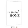 edihome, Cornice 30 x 40, in Legno con Laminato Acrilico, per Diplomi, Certificati, Poster e Foto, Decorazione da Parete, Soggiorno o Ufficio (Bianco, 30x40 cm)