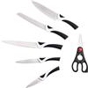 BERGNER KYOTO - Set di 6 coltelli in acciaio inossidabile - Impugnatura ergonomica - Robusti e facili da pulire