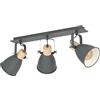 Eglo lampada da soffitto Coswarth, 3 fiamme vintage industriale