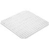 TATAY Tappeto Antiscivolo Vasca | 50% Materiale Riciclato | Ventose a Forte Aderenza & Comfort | Alta Qualità & Resistente | Superficie Morbida | 54x54 cm - Bianco