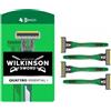 Wilkinson Sword Quattro Essential 4 Sensitive Precision - 4 Rasoio Usa E Getta