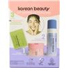 Fria Korean Beauty Kit Doppia Detersione - Burro Struccante + Mousse Detergente + Maschera Rigenerante