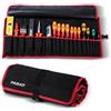 PARAT BASIC Roll-Up Case 20 | Borsa arrotolabile per 20 attrezzi in nylon | Borsa per attrezzi compatta con chiusura a incastro | Rullo vuoto per attrezzi per artigiani | Borsa degli attrezzi Premium