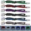 Digital Restock - 6 Home Theater Speaker Cables for Sony Samsung Etc / 4.2mm Connectors/Includes Tool-Free Wire Crimp Splices.