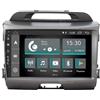 Jf Sound car audio system Autoradio Android JF-031KS-X7C-3 compatibile con KIA SPORTAGE 3ª 2010-2016 | CarPlay e Android Auto | GPS | DAB+ |9 pollici HD | Prodotto in Italia