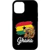 Ghana Jersey Souvenir Gifts Men Women Ki Custodia per iPhone 12/12 Pro Ghana, bandiera, con, aquila reale