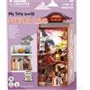 Book Nook My Tiny World Sakura Lane - Kit Miniatura 3D in legno Giapponese con luci LED