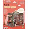 Coffee Shop My Little Caffetteria in Miniatura 3D in legno con luci led