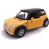 Toi-Toys Toi Toys Welly modello di auto Mini Cooper veicolo auto in miniatura scala 1:39 / L 12cm giallo