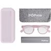 L10 POPME GLASSES ROSE PEARL +1,5