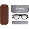 L10 POPME GLASSES TORTOISE +2