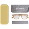 L10 POPME GLASSES YELLOW PEACH +2