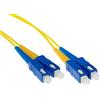 ACT 15 metri LSZH Cavo patch in fibra monomodale 9/125 OS2 duplex con connettori SC. Sc-sc 9/125 os2 duplex 15,00m (RL39)