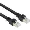 ACT Cavo patch flessibile nero da 0,5 metri S/FTPCat.7 Rohkabel PUR senza strappi con connettori RJ45 (conforme a CAT6A) (FB8500)